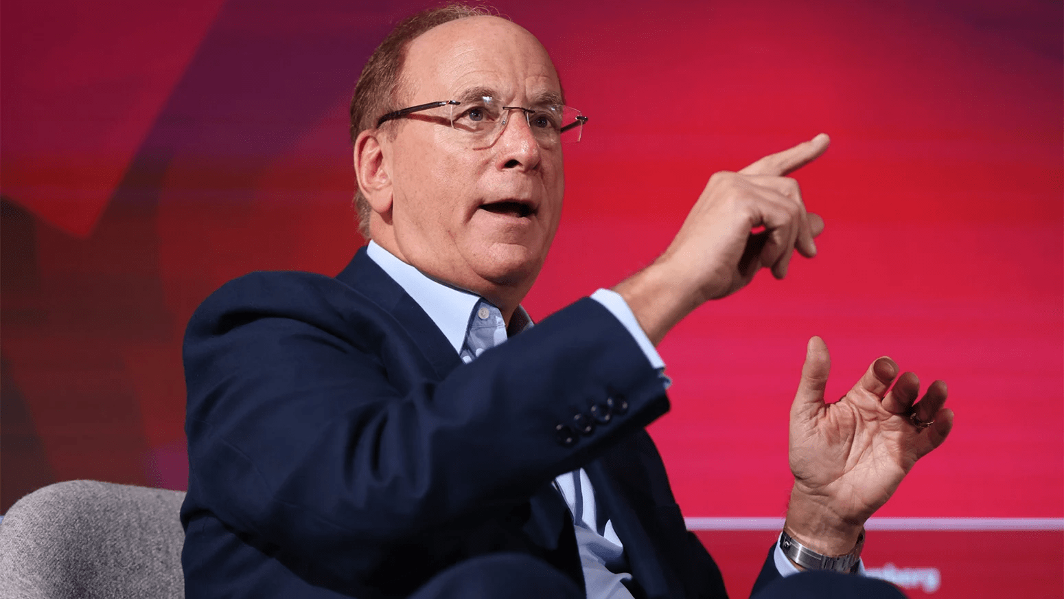 larry fink speaking 2023 i